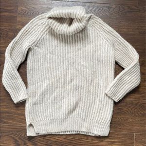Madewell alpaca wool blend turtle neck sweater